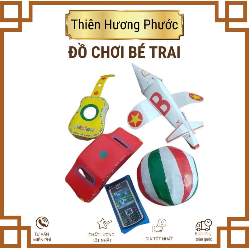 Vàng mã giấy cúng đồ chơi bé trai, gái cúng giỗ
