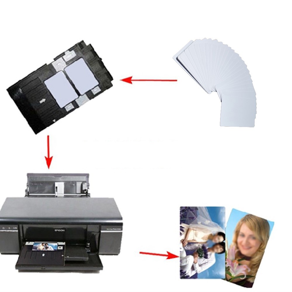 Khay In Thẻ L800 | Khay Đựng Thẻ ID Bằng Nhựa PVC Cho Epson Model T60 | L805 | L850 | R290 | R260 | Máy In T500