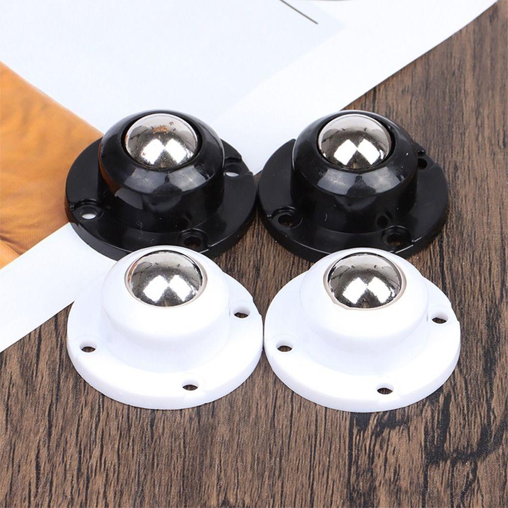 Bánh Xe Ròng Rọc Mini Màu Đen Tự Dính Thông Dụng Cho Đồ Nội Thất