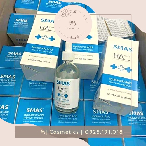 Serum Smas HA Plus & Serum Pro B5 cấp ẩm, phục hồi da