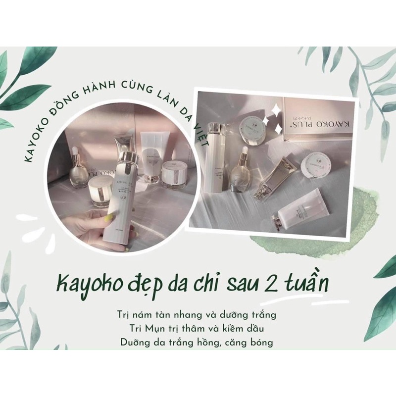 Bộ Dưỡng Kayoko Trắng cao cấp 6 in 1( KÈM QUÀ)