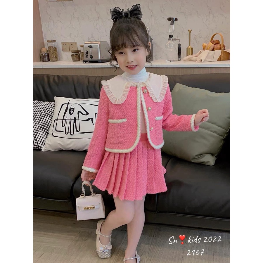 hàng y hình set vest dạ thiết kế cho bé 7-28kg siêu sang chảnh