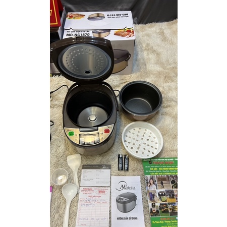 NỒI CƠM ĐIỆN TỬ ĐA NĂNG MEDIA MD-NC1870 HÀNG NHẬP KHẢU LOẠI 1  BẢO HÀNH 12tháng