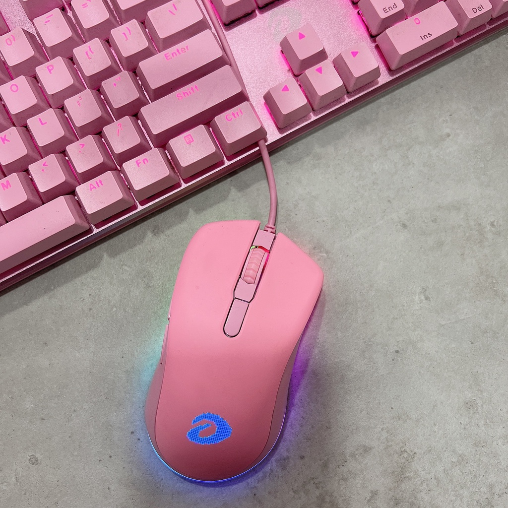Chuột Gaming DAREU A960 BLACK  / EM908 QUEEN PINK Led RGB / HÀNG CHÍNH HÃNG