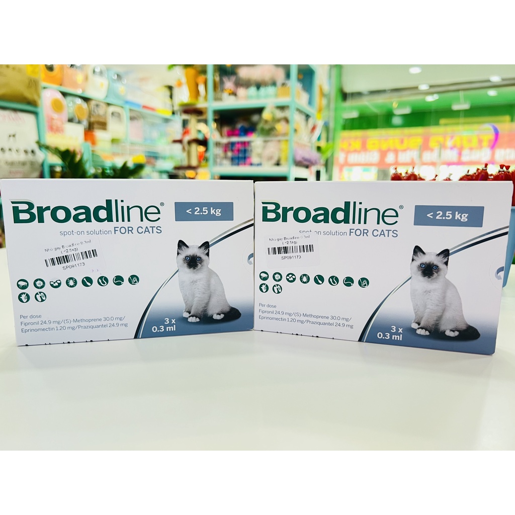 Broadline nhỏ gáy phòng ve rận cho mèo