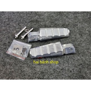 Gác chân corgi nhôm CNC gắn dòng xe honda _ yamaha