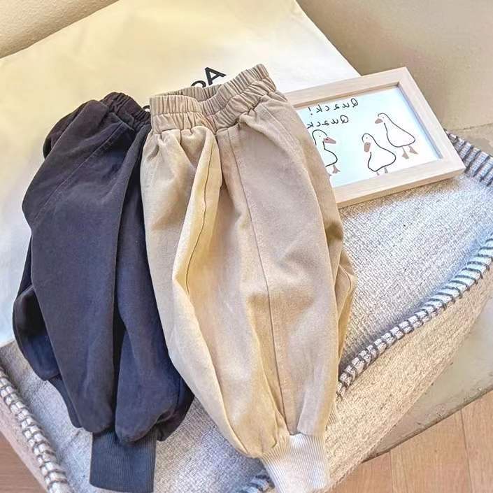 Quần Cotton Mềm Mại Phong Cách Hàn Quốc ~ 2022 Phong Cách Phương Tây Thời Trang Mùa Thu Cho Bé