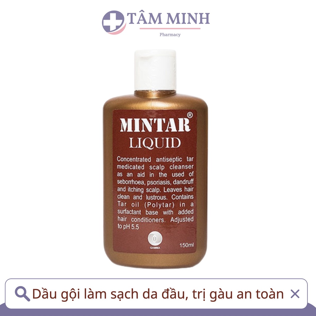 DẦU GỘI MINTAR LIQUID SẠCH GÀU, HẾT NGỨA