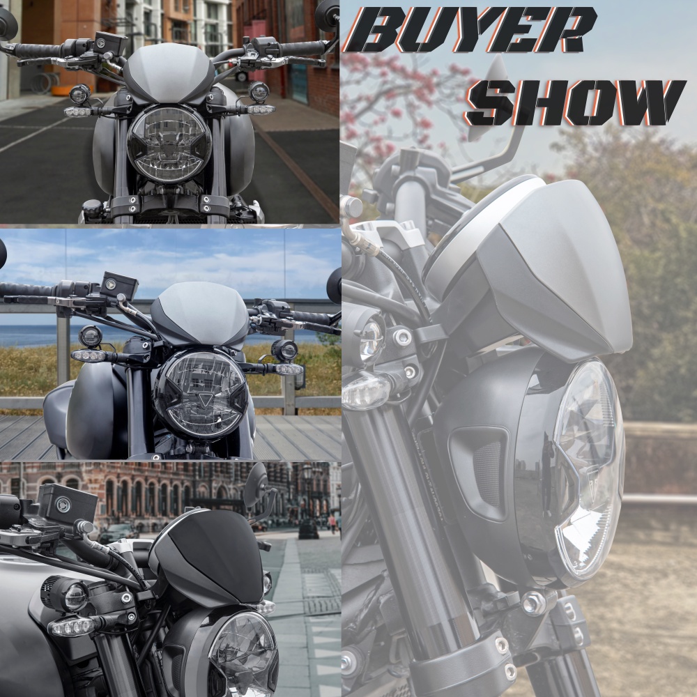 Kính Chắn Gió 660 Độ Chuyên Dụng Cho Xe Mô Tô Triumph Trident660 2021 2022 2023