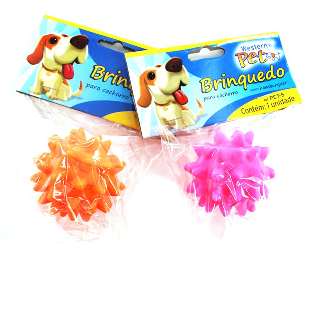 Bóng Đồ Chơi Nhai Gặm Làm Bằng Nhựa PVC Có Gai Màu Sắc Ngẫu Nhiên Cho Thú Cưng