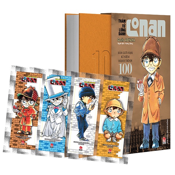 Truyện tranh Thám tử lừng danh Conan tập 100 (combo bản thường, đặc biệt, limited) HẾT bìa áo limited