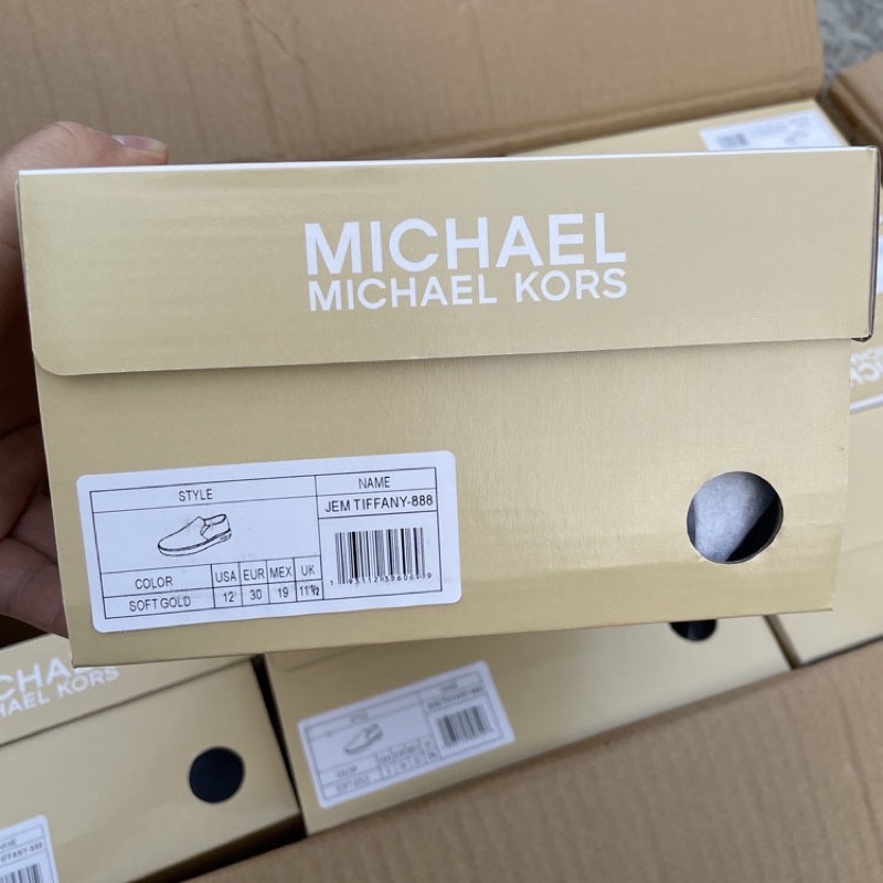 MK17 - Giày Dép Slipon M.K Đính Đá Mẹ Và Bé