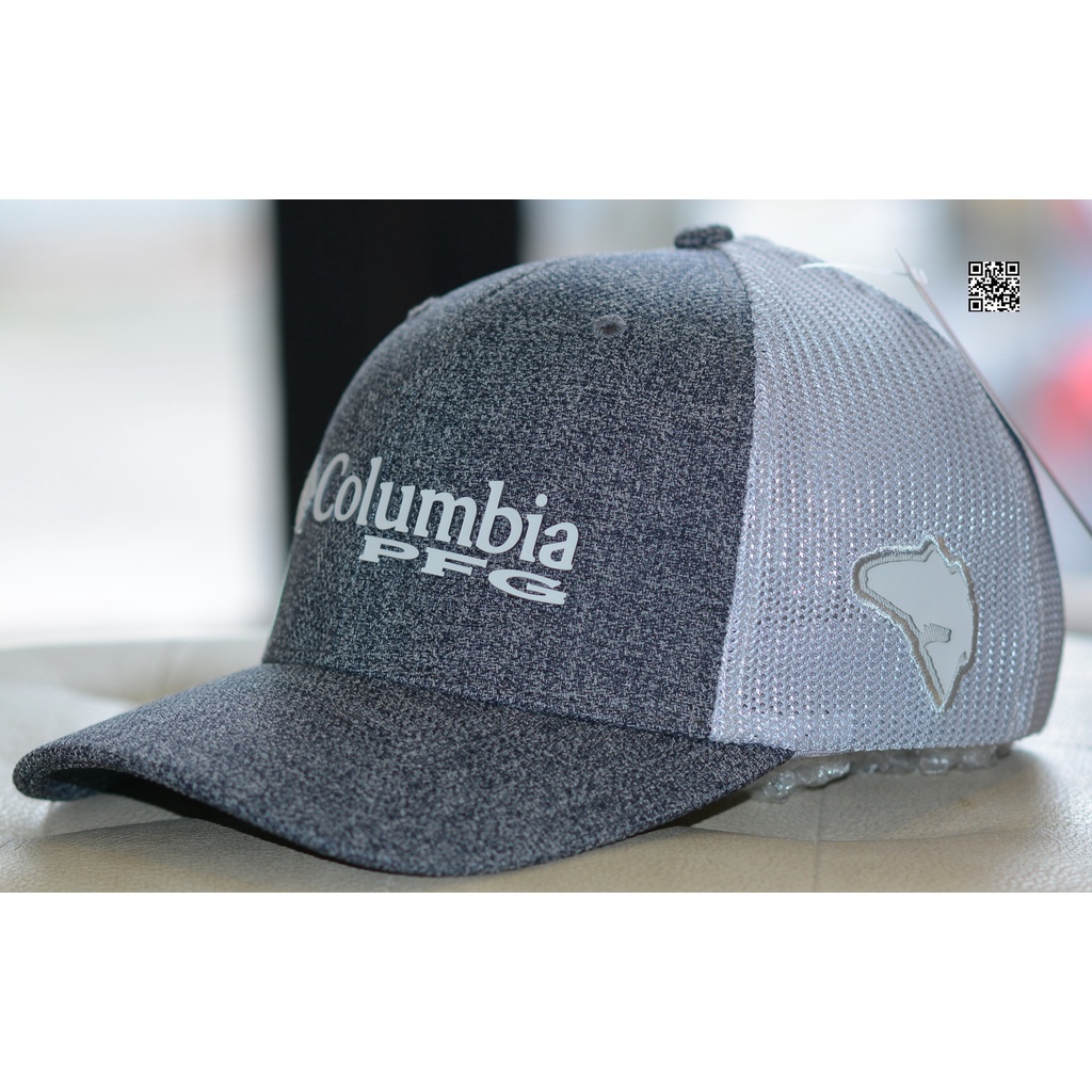 Nón kết lưới thể thao thời trang Columbia PFG Fish trucker Fitted Cap,Nón lưới logo con cá bít đuôi 