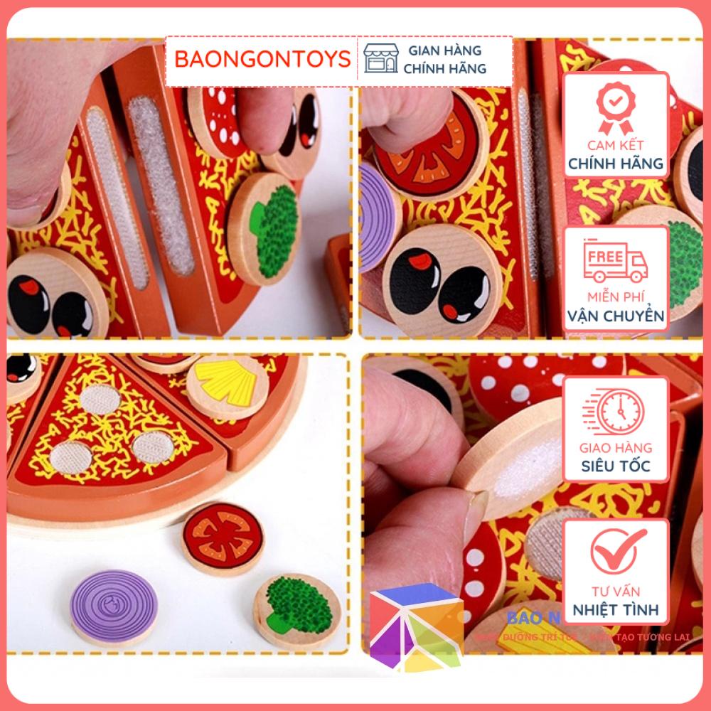 ĐỒ CHƠI NHẬP VAI ĐẦU BẾP - BÉ HỌC LÀM BÁNH PIZZA - BAO NGON TOYS - DG6