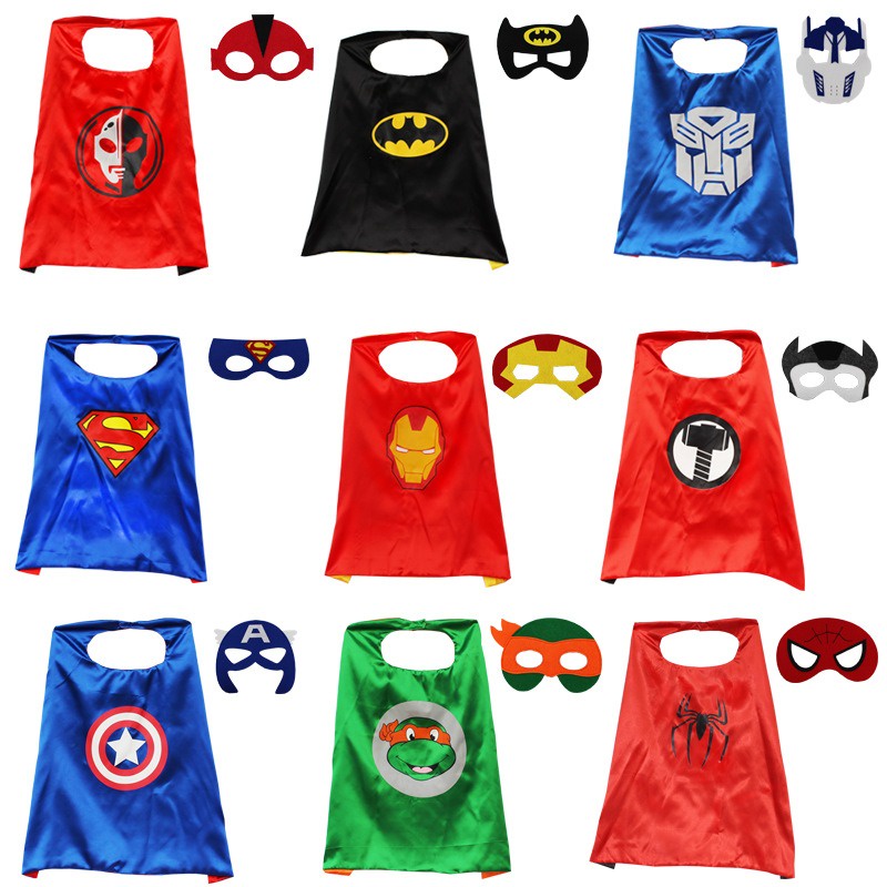 Bộ áo choàng ELSA  ANA+ mặt nạ hóa trang FROZEN nữ hoàng băng giá cho bé gái đồ chơi siêu nhân