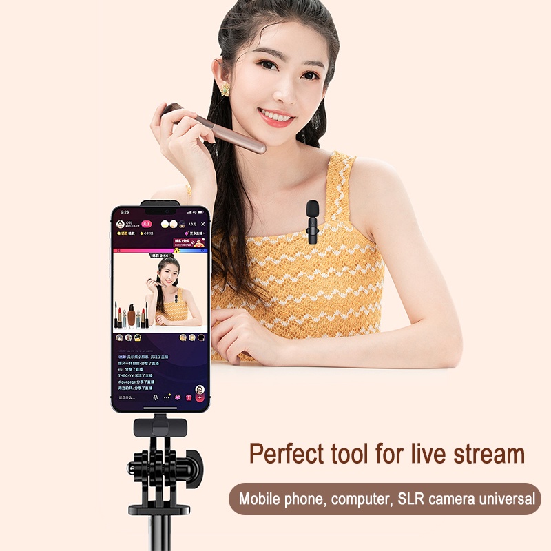 Micro Cài Áo Không Dây Mini Cho Điện Thoại Máy Tính