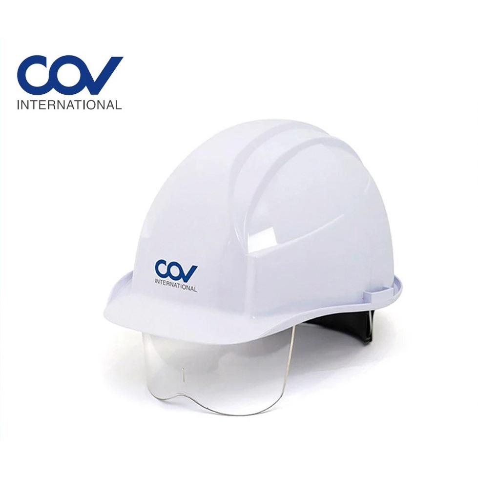 Nón bảo hộ lao động cao cấp COV Hàn Quốc E002 và E005, nhựa ABS bảo vệ đầu, chống va đập đâm xuyên - Thinksafe