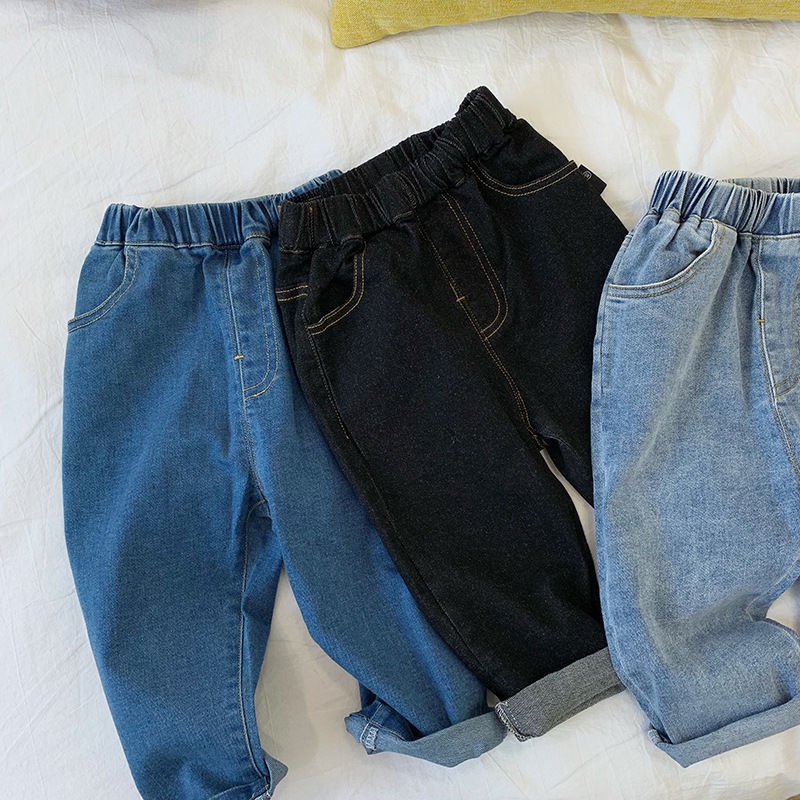 Quần Jean Dài Thời Trang Mùa Thu Phong Cách Mới Cho Bé Trai