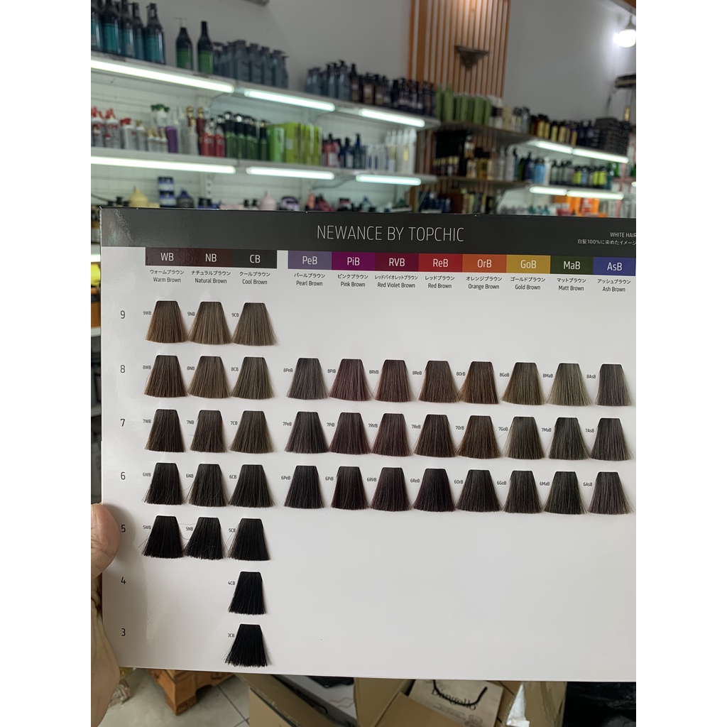 Màu nhuộm phủ bac tại nhà Goldwell Newance by topchic 80ml + tặng kèm oxy