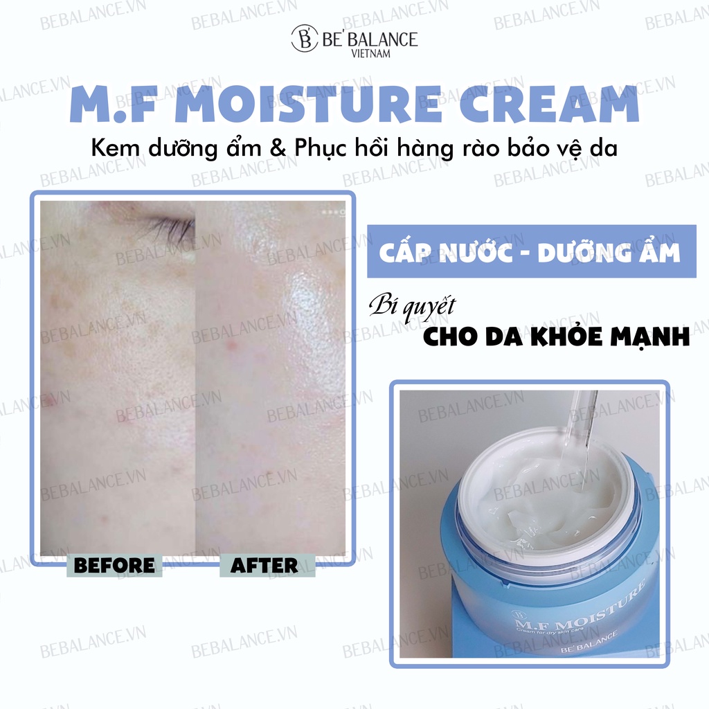 Kem dưỡng chuyên sâu cấp ẩm, phục hồi, bảo vệ da Be'Balance M.F Moisture Cream (150ml)