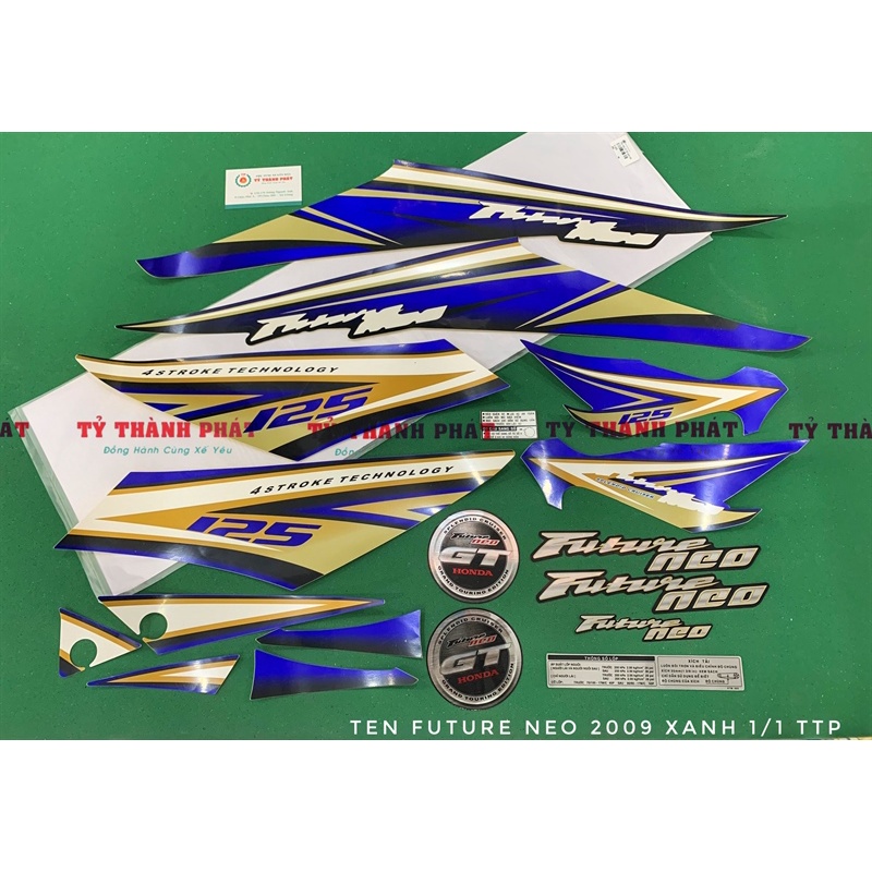 Tem Neo GT 09 Xanh Đen ĐB (1 Bộ)