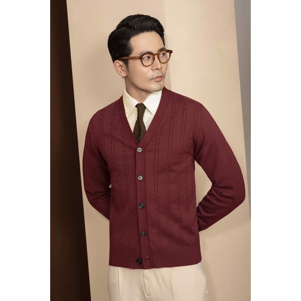 ÁO LEN ADAM STORE CARDIGAN ĐỎ AL044DO