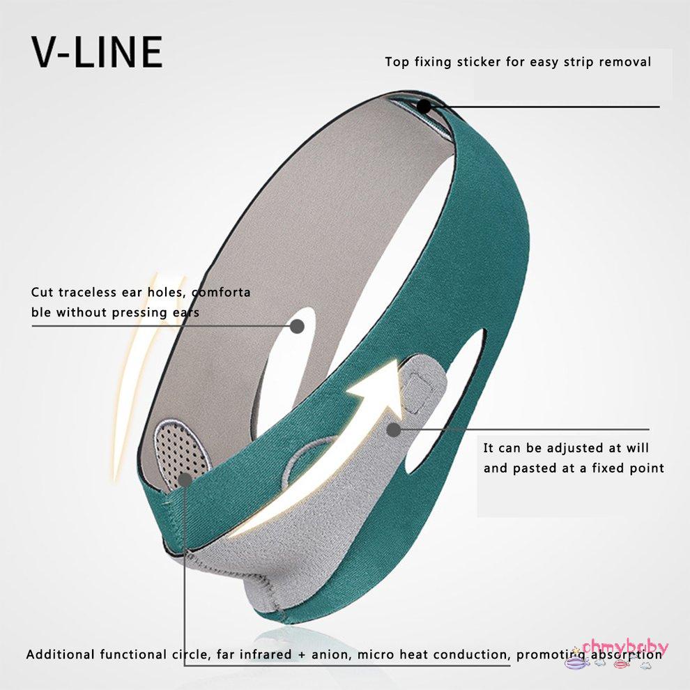 Dây đeo giảm béo mặt Đôi cằm Đai nâng cơ Băng chống nhăn Mặt nạ băng V Line Nâng [O/12]