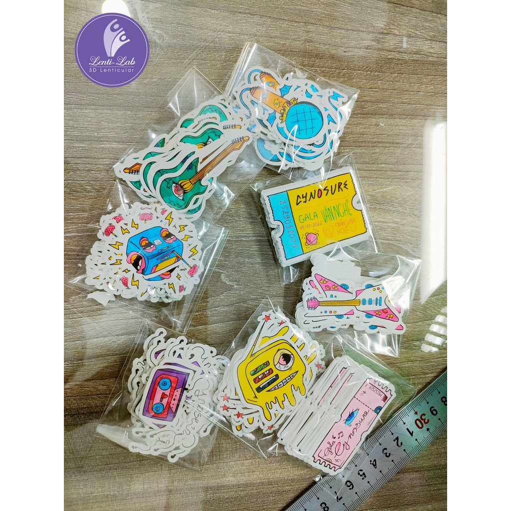 In sticker theo yêu cầu chống thấm 1 tờ A4