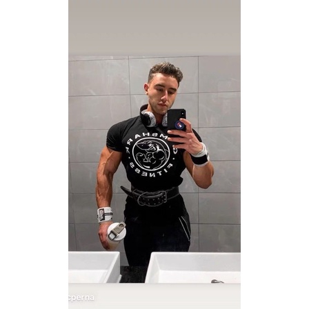 Áo Thun Tay Ngắn Tập GYM GYM SHARK Thể Thao Fitness