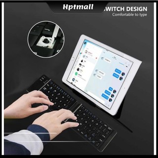 Bàn phím bluetooth không dây gấp gọn nhẹ / tiếng anh cho ios / android / windows ipad