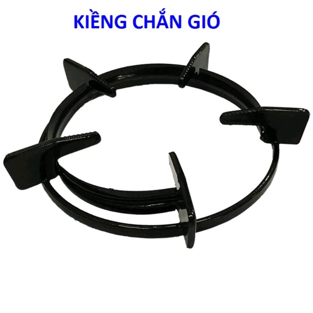 Bộ 2 Kiềng Chắn gió Bếp gas Dương kính phổ thông-Kích thước 18.5cm- Thay lắp đa số bếp trên thị trường