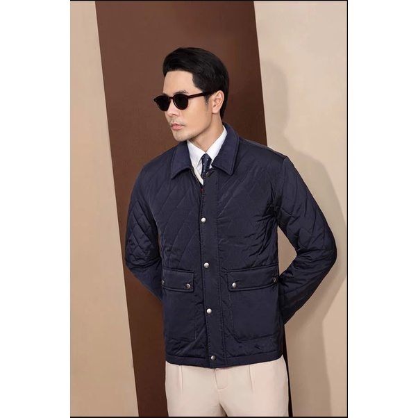 ÁO KHOÁC NAM ADAM STORE Ô TRÁM XANH TT DÁNG LOOSE FIT AK024X