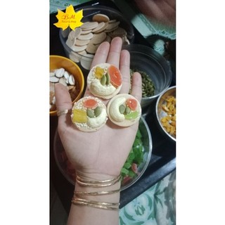 450gr bánh đồng tiền mix hạt