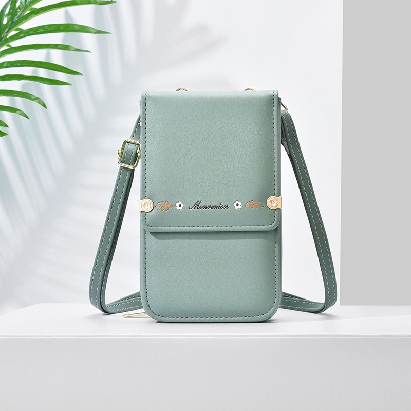 Ielgy Túi Đeo Chéo Đựng Điện Thoại Màu Xanh Dương Tiện Lợi Chất Lượng Cao Cho Nữ