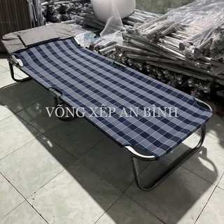 Giường xếp văn phòng vải bố, vải lưới gấp gọn tiện lợi cỡ rộng 70cm - Hàng giá rẻ
