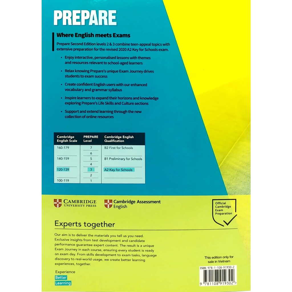 Prepare A2 Level 3 Workbook With Audio Download