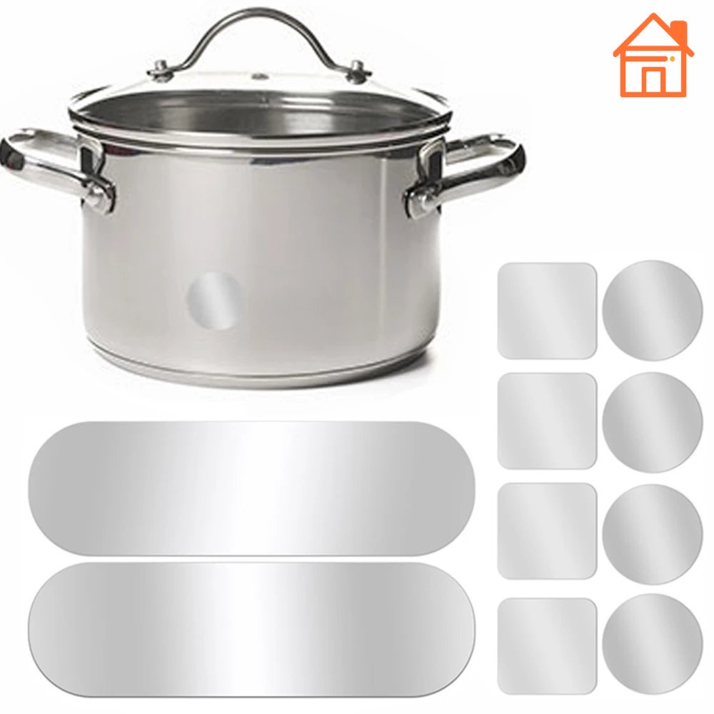 Bộ 10 Miếng Dán Lỗ Nồi Bằng Thép Chống Thấm Nước Chịu Nhiệt Độ Cao