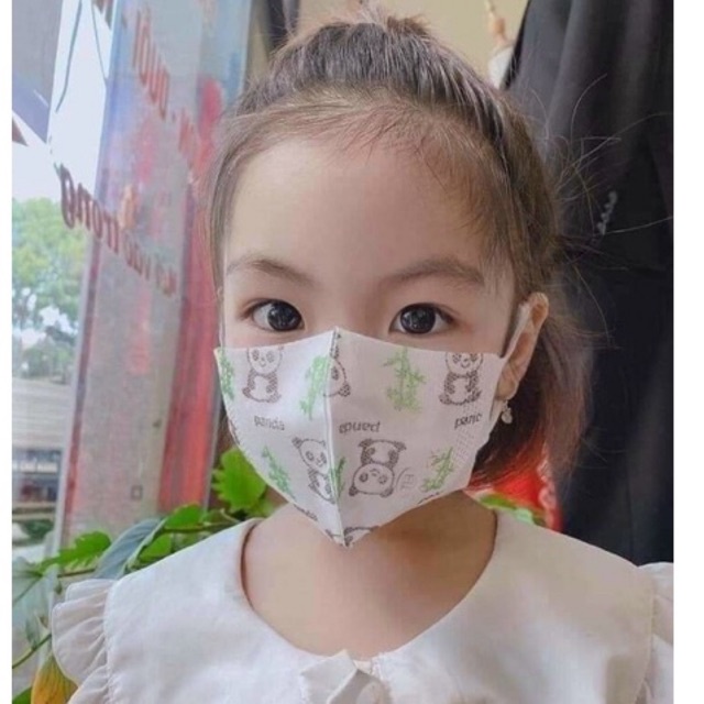 Khẩu Trang Hoạt Hình Hoạ Tiết 3D Dùng Cho Bé từ 2-8 Tuổi