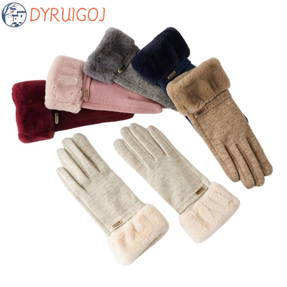 Găng Tay Nhung Mềm Mại Giữ Ấm Cho Nữ