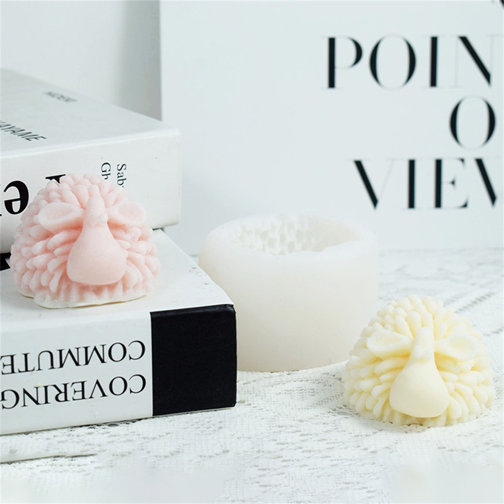 Khuôn Làm Nến / Xà Phòng Hình Chú Cừu 3D Bằng Silicone DIY