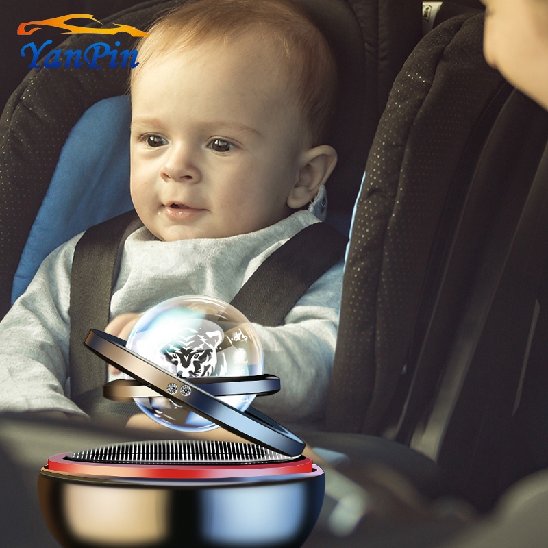 Nước Hoa Dạng Vòng Đôi Xoay Trang Trí Xe Hơi Sử Dụng Năng Lượng Mặt Trời Lâu Trôi