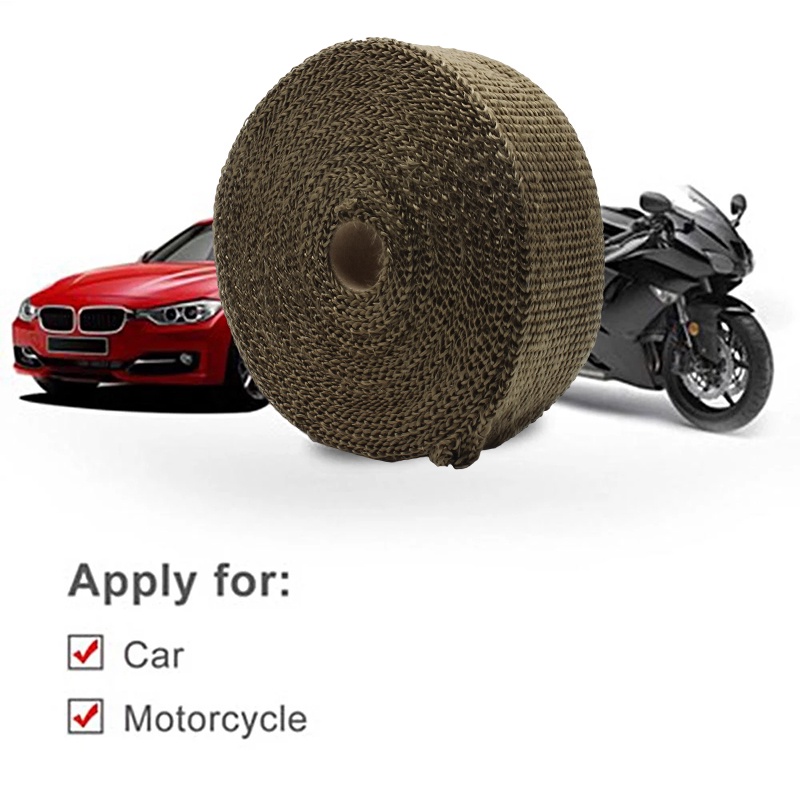 Cuộn Dây Cách Nhiệt 5cm * 5m Cho Pô Xe Mô Tô