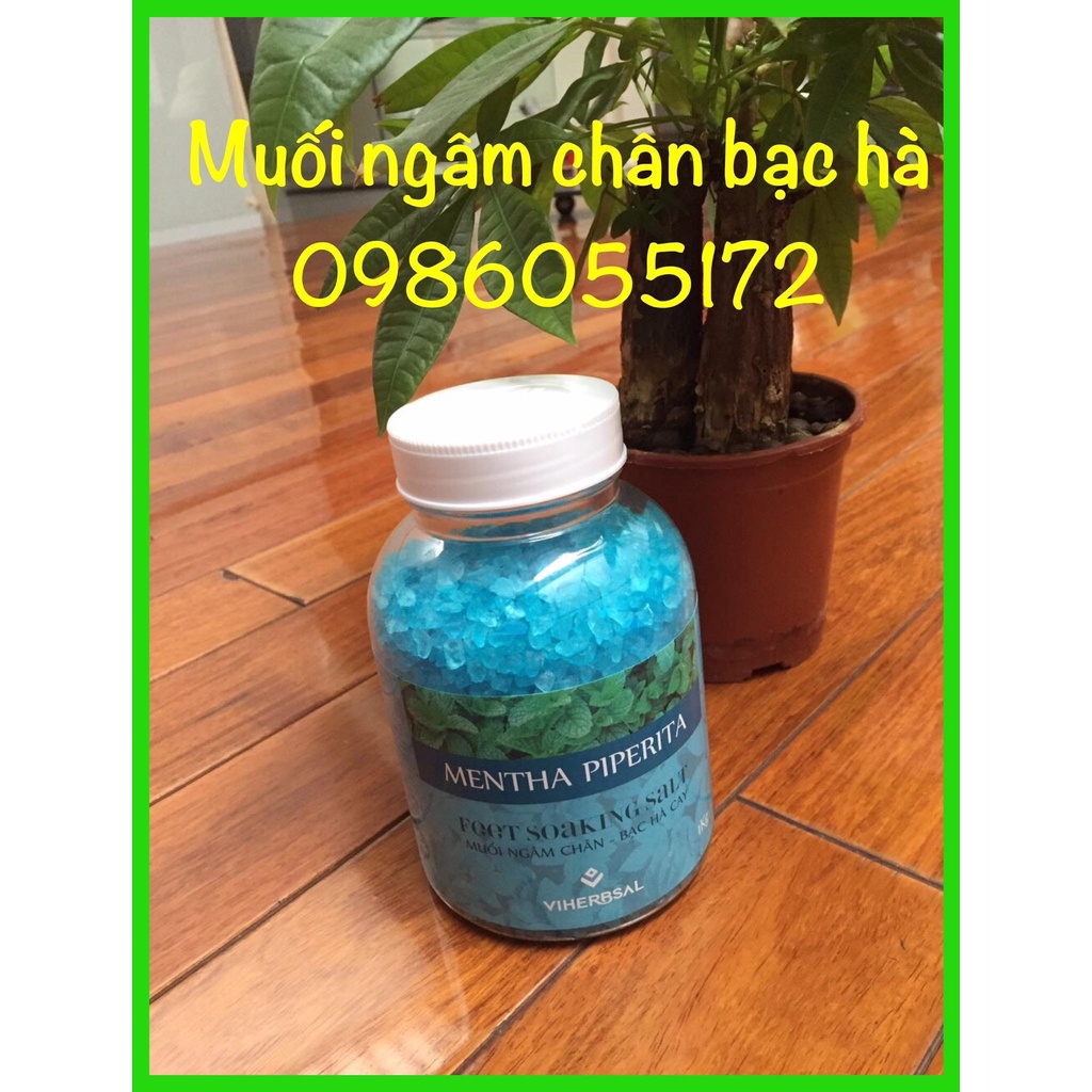 Muối ngâm chân Bạc Hà