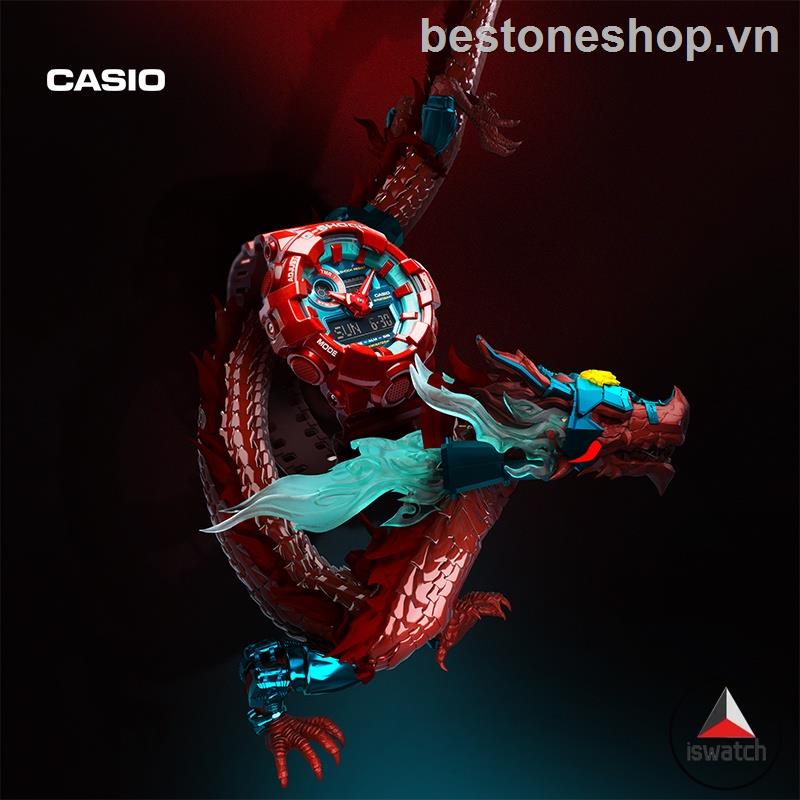 Đồng Hồ Thể Thao Casio G-Shock GA-700DBR-4APFL Thấm Hút Tốt Thiết Kế Năng Động Hợp Thời Trang Cho Nam