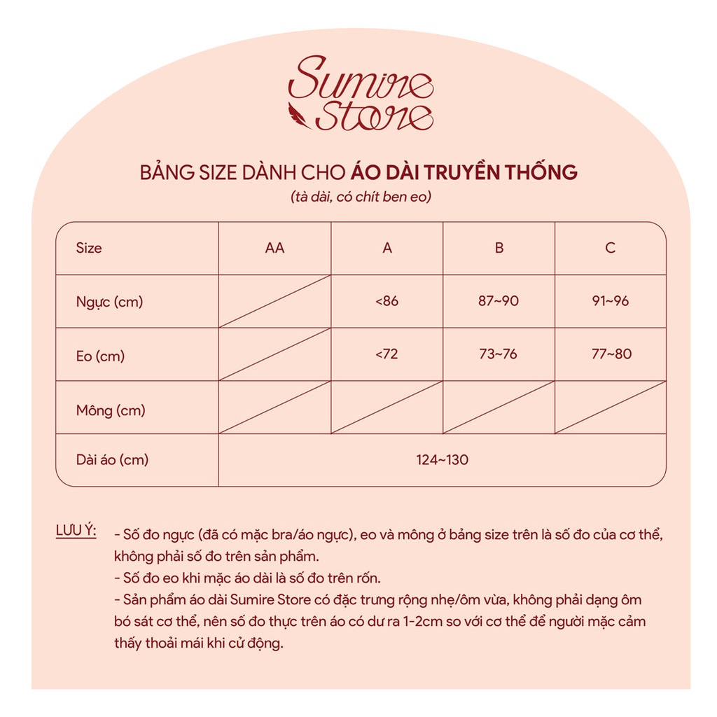 Sumire Store Áo dài Bách Hoa Xuân Tết 2023 - Kem ánh hồng