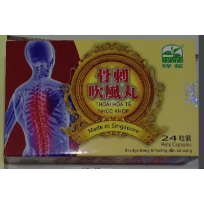 THOÁI HOÁ TÊ NHỨC KHỚP singapore - 24 viên