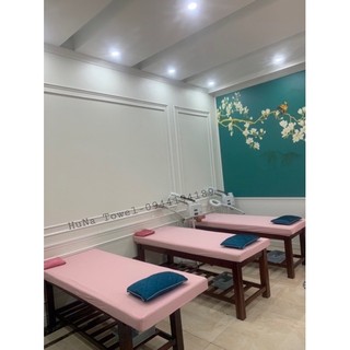 GA/DRAP BỌC ĐỆM VẢI THUN CO DÃN ÔM ĐỆM CHO GIƯỜNG SPA, MASSAGE, PHUN XĂM (Không Chùm Chân)