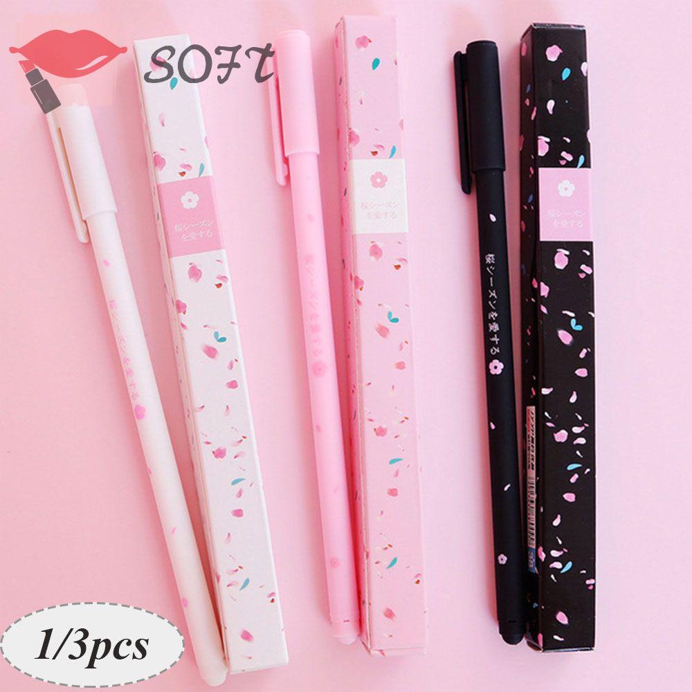1 / 3 bút bi mực gel cỡ ngòi 0.38mm kiểu dáng xinh xắn chất lượng cao