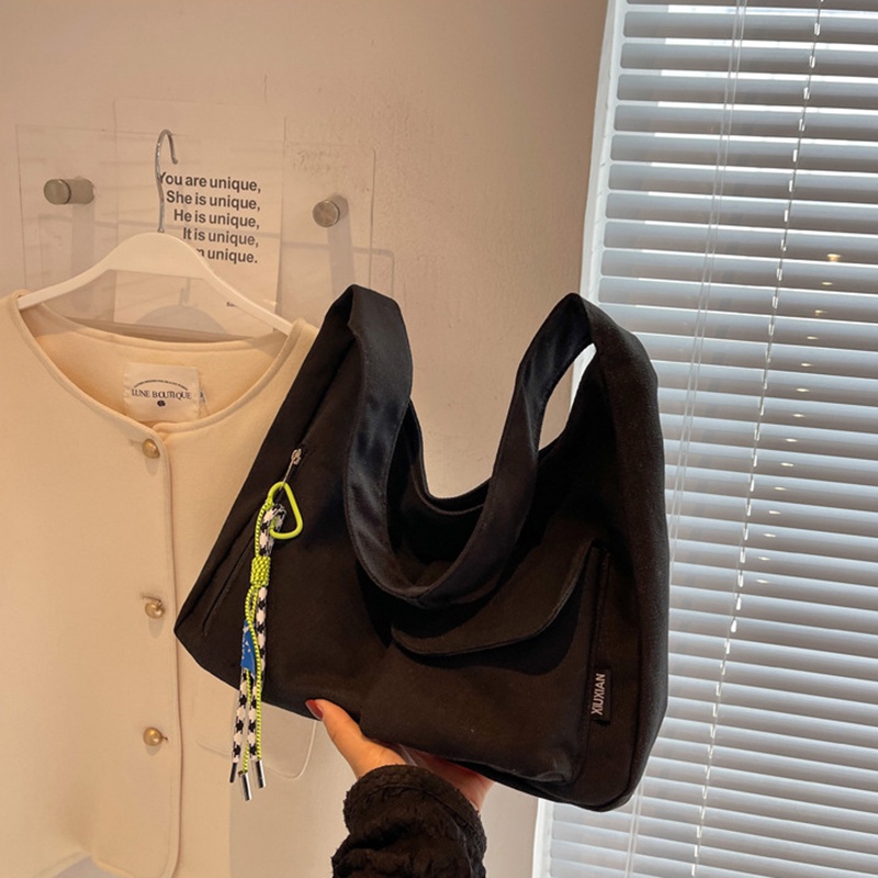 Túi Xách Đeo Vai Bằng Vải Bạt Sức Chứa Lớn Phong Cách Mori Mới 2022 JP5