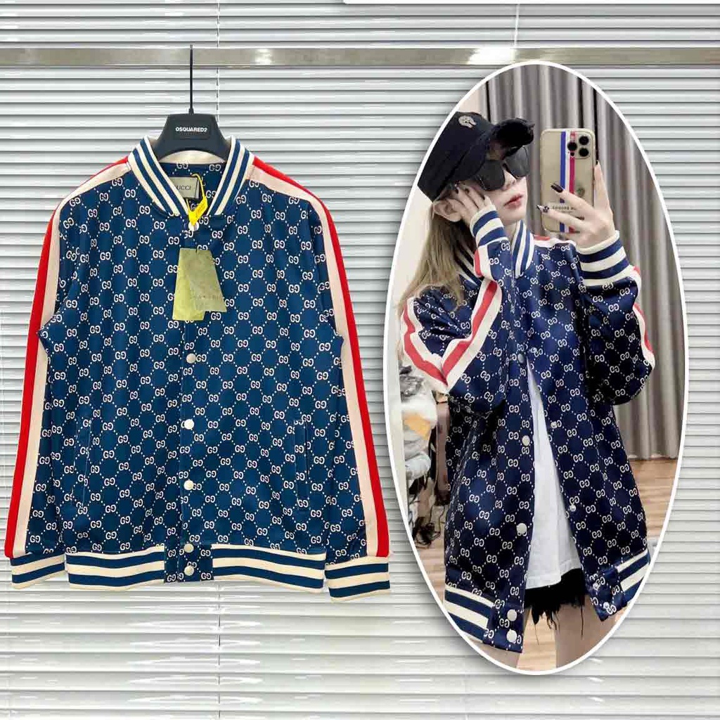 Áo Bomber Gucci, áo khoác gc chất dày dặn hottrend 1911 STORE